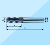 TI系列-3刃直角銑刀  TI-MSAZ-3000型